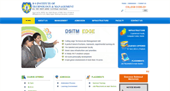 Desktop Screenshot of dsitm.in